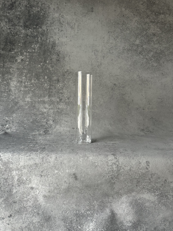 Zylinder Stabkerzen Halter  Glas