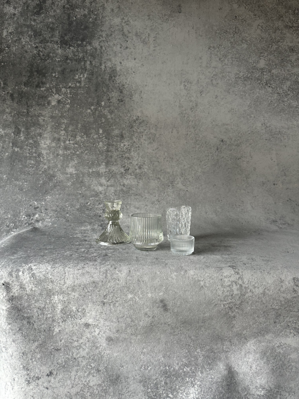 Vintage Kerzen Glas Mix