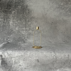 Kerzenhalter Stabkerze modern Gold